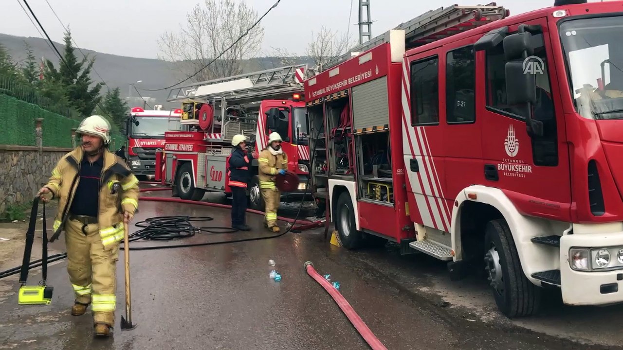 Pendik'te yangın - İSTANBUL