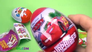 Super Surprise Eggs Kinder Surprise Kinder Joy Frozen Elsa Cars Learn Colors Mickey Mouse Clubhouse