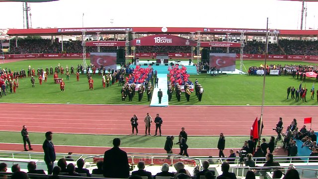 18 Mart Şehitleri Anma Günü ve Çanakkale Deniz Zaferi'nin 103. Yıl Dönümü Töreni - ÇANAKKALE