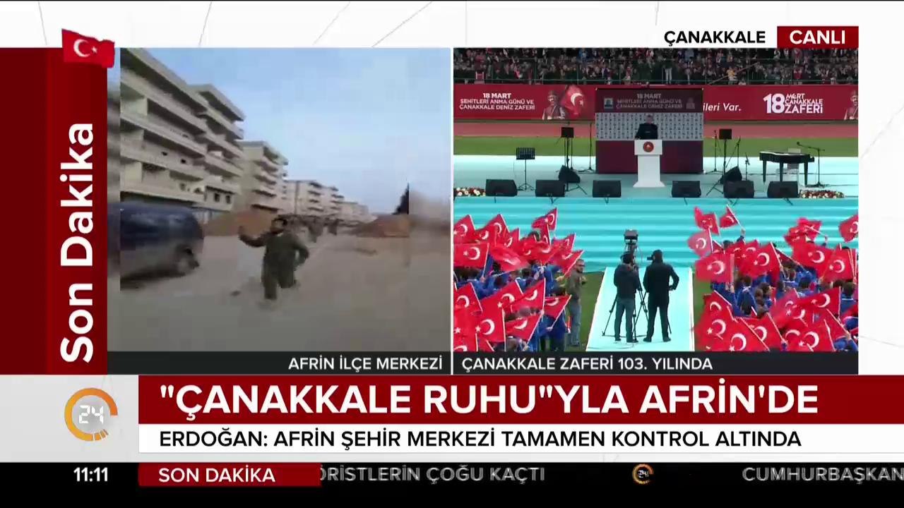 Çanakkale Zaferi kutlanıyor