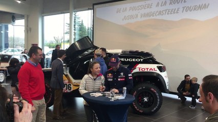 peterhansel en visite à Tournai