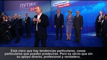 Putin agradece su reelección como presidente de Rusia