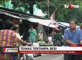 Polisi Selidiki Jatuhnya Besi Proyek Rusun Pasar Rumput