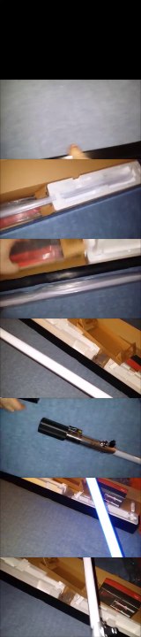 LUKE SKYWALKER FORCE FX LIGHTSABER #03 UNBOXING new