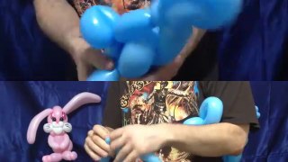 Adorable Easter Bunnies Balloon Twisting