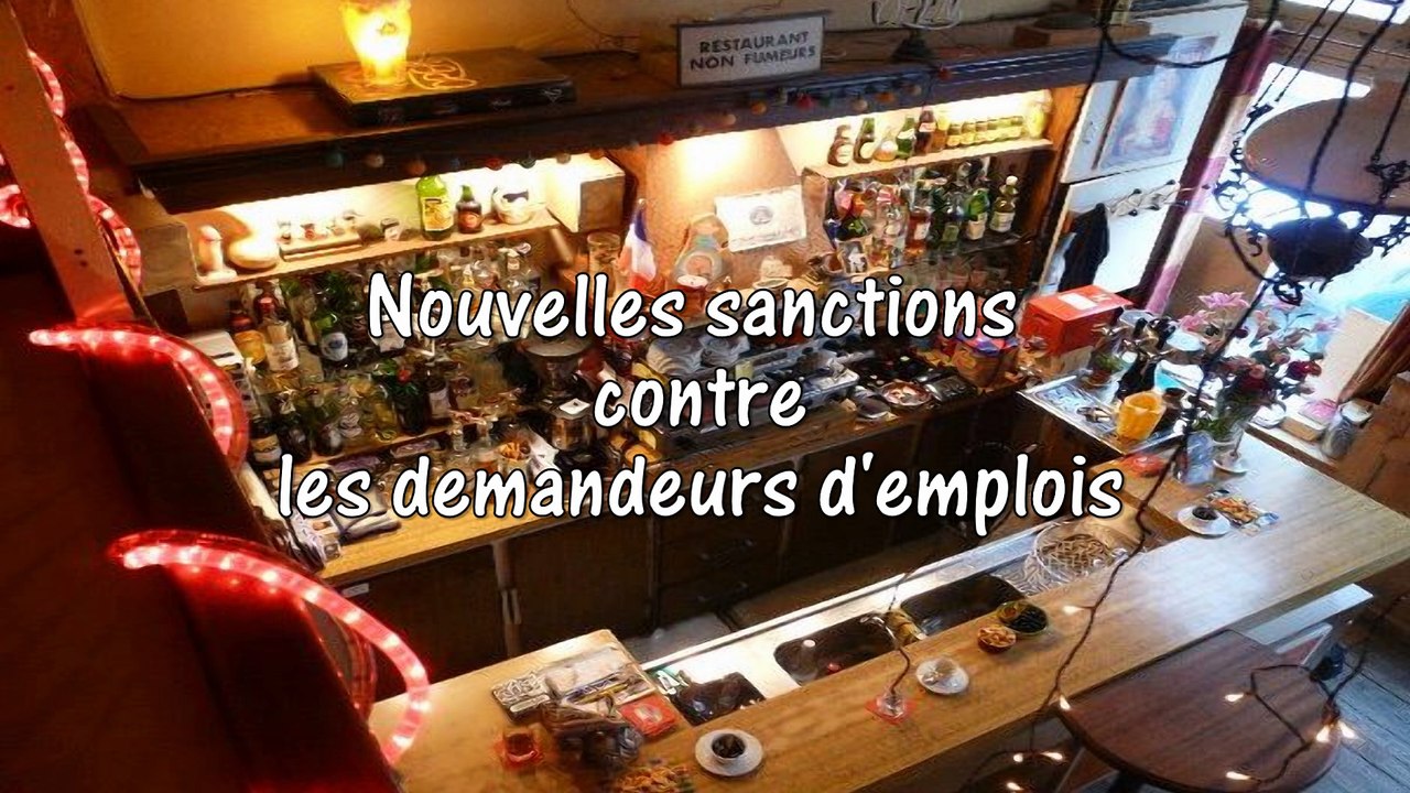 Brèves de comptoir - De nouvelles sanctions contre les demandeurs d'emplois