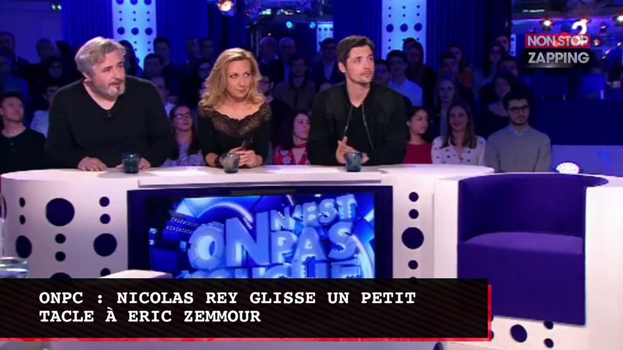 ONPC : Nicolas Rey glisse un petit tacle à Eric Zemmour (vidéo)