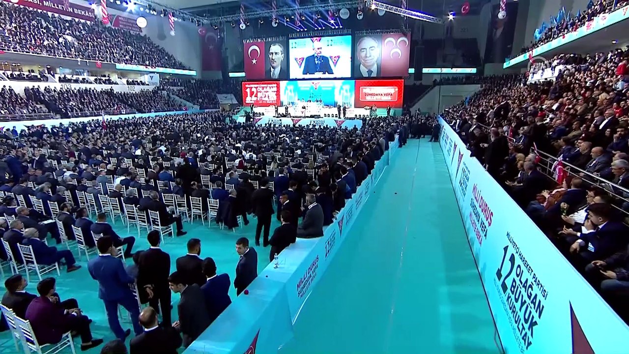 Bahçeli: “CHP, İP, HDP ve Perinçekgiller familyası. Bir lafa bakın laf mı diye bir de söyleyene bakın adam mı diye?' - ANKARA