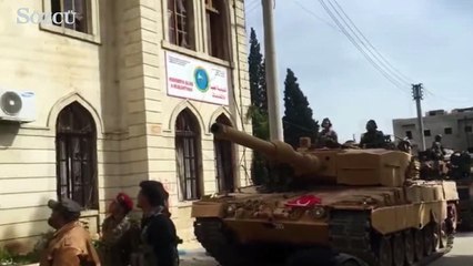 Afrin şehir merkezinden ilk görüntüler