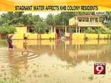 Stagnant water affects KHB colony residents - News9