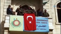 TSK Afrin Zaferini Böyle Duyurdu!  Türk Bayrağı Dikildi
