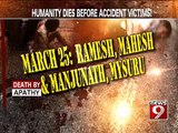 Mysuru, humanity dies before accident victims- NEWS9