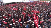 Cumhurbaşkanı Erdoğan: 'Buradan asla böldürmeyeceğiz, kaptırmayacağız. Yok o PKK'mış, yok paralel devletmiş, yok şuymuş yok buymuş. Onlara, inlerine gireceğiz dedik' - ÇANAKKALE