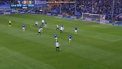 Amazing Goal I.Perisic (0-1) Sampdoria vs Inter Milano