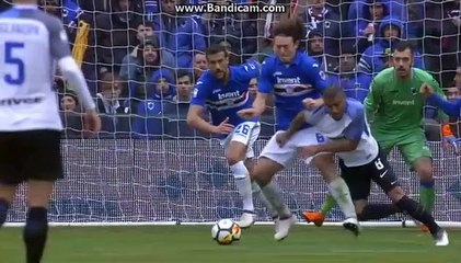 Penalty  Goal Icardi (0-2) Sampdoria vs Inter Milano