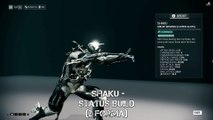 Warframe - Shaku - Status Build with 2 forma (Weapons of The Ninja Ep 4)
