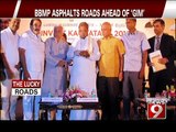 B'luru best roads being asphalted- NEWS9