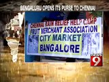 City market traders sends packet food to Chennai : NEWS9