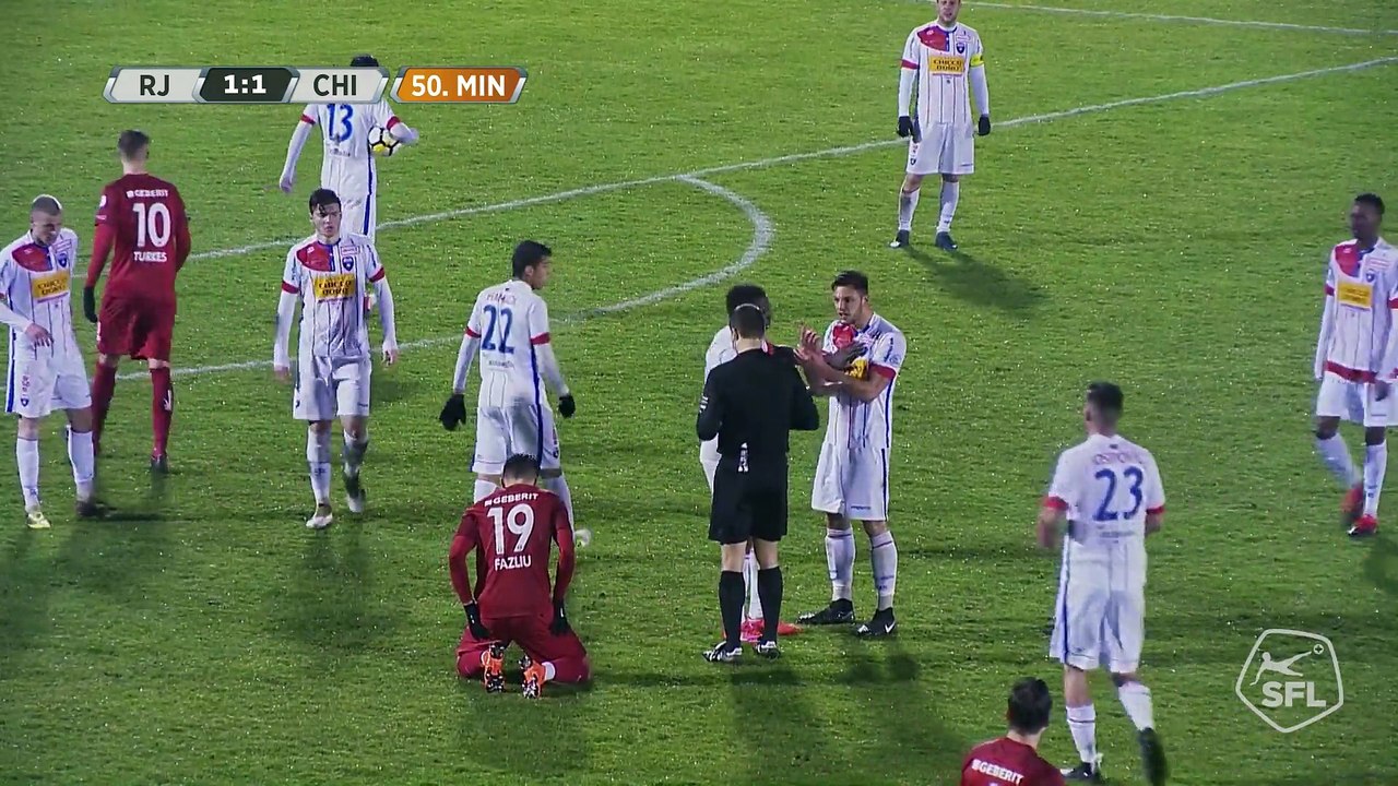 Rapperswil-Jona 3:1 Chiasso (Switzerland. Challenge League. 17 March 2018)