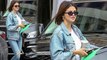 Double denim diva! Selena Gomez rocks jean jacket and pants on sunny Los Angeles stroll... amid break from on-off beau Justin Bieber.