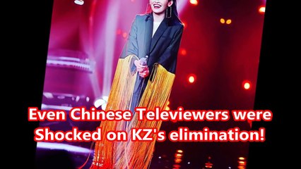 Chinese Televiewers SHOCKED on KZ Tandingan's ELIMINATION from Singer 2018