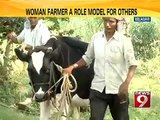 Belagavi, woman turns farmer to support her parents- NEWS9