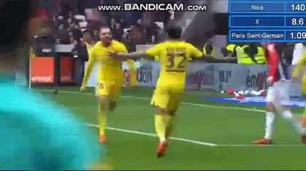 Résumé Nice - PSG but Dani Alves (1-2)