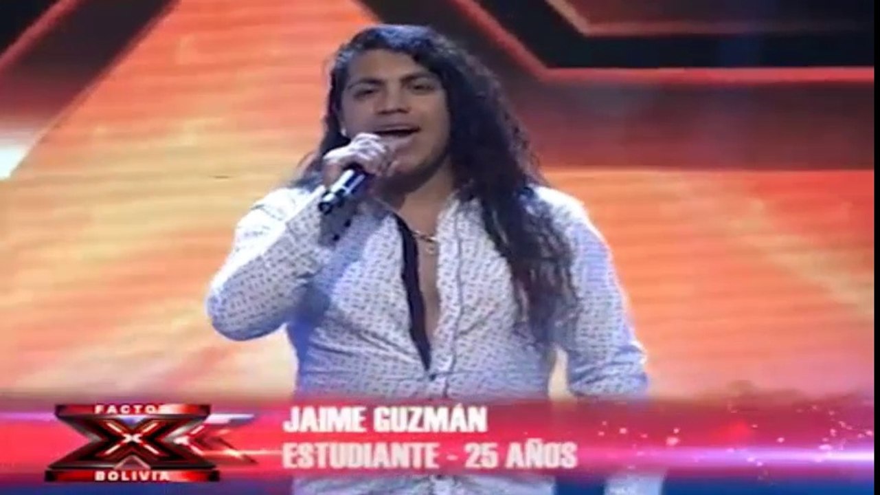 Jaime Guzmán Barrenechea interpreta la cumbia "Yo triste y tu"   - Factor X Bolivia 2018