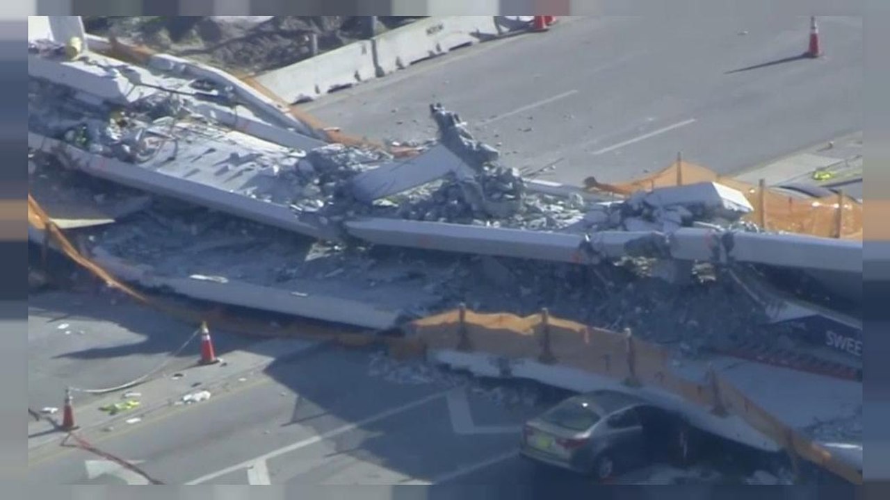 Miami: 3 Tote nach Brückeneinsturz geborgen