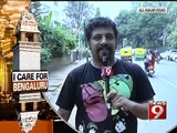 NEWS9: 'I Care For bengaluru' , Raghu Dixit(Aliaskar Road)