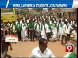 NEWS9: Dharwad, protests escalate for Kalasa Banduri project