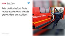 Près de Rochefort. Trois morts et plusieurs blessés graves dans un accident.