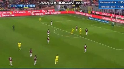 Mariusz Stepinski Goal HD - AC Milan 1-1 Chievo Verona 18.03.2018