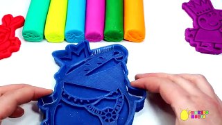 DIY Kinetic Sand Feet This Little Piggy Peppa Pig Royal Family Play Doh Molds for Kids