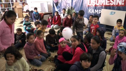 Gaziantep’te Suriyeli yetim çocuklara yardım