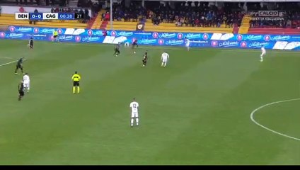 Enrico Brignola Goal HD - Benevento 1-0 Cagliari 18.03.2018
