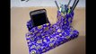 DIY_ How to make mobile phone and pen stand using cardboard - best out of waste