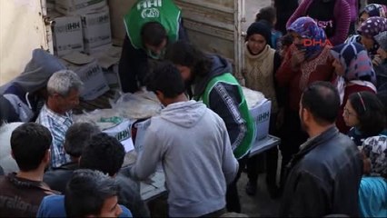 Hatay Terörden Temizlenen Kavkabah Köyü'ne İnsani Yardım