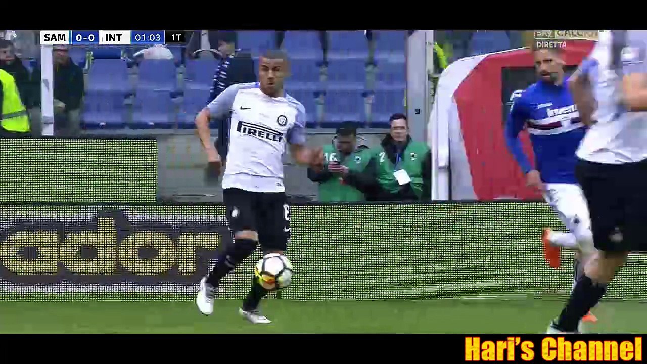 SAMPDORIA - INTER 0-5 18-03-2018 FULL MATCH PARTITA COMPLETA 1° TEMPO
