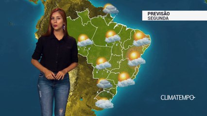Previsão Brasil - Frente fria chega a SP