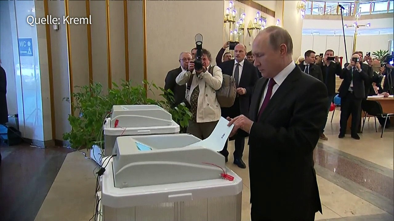 Putin vor der wiederwahl - opposition meldet unregelmäßigkeiten