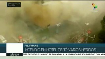 Incendio causa la muerte de al menos 4 personas en Filipinas