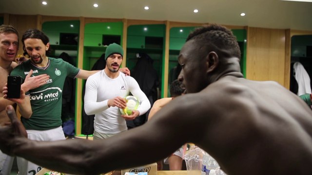 Les Verts fêtent leur victoire