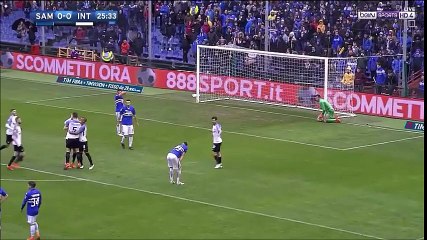 ملخص-اهداف مباراة انتر ميلان وسامبدوريا 5 0 --18-3-2018
