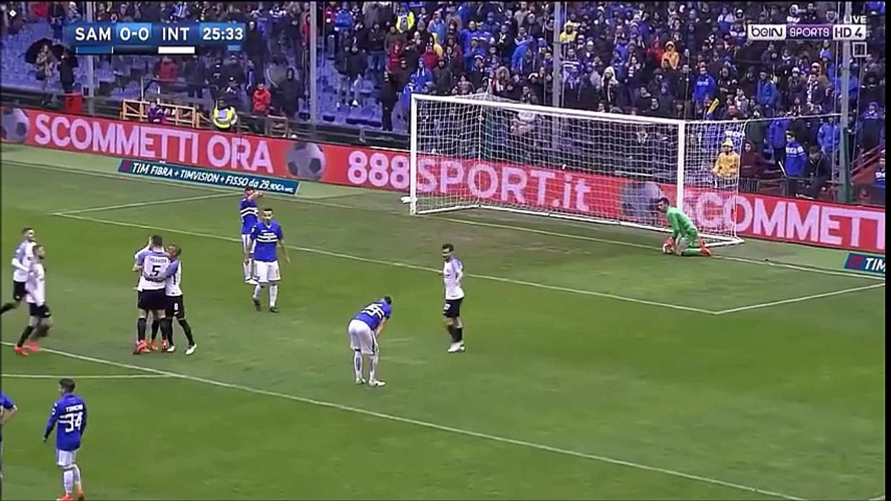 ملخص-اهداف مباراة انتر ميلان وسامبدوريا 5 0 --18-3-2018