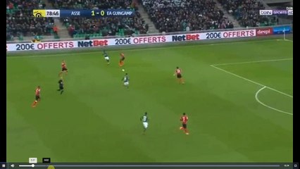 Remy Cabella Goal - ST Etienne vs Guingamp 2-0 18.03.2018 (HD)