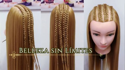 Peinado Facil con Trenzas Africanas - Belleza sin Limites