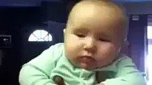 Baby doesnt like kisses!!!