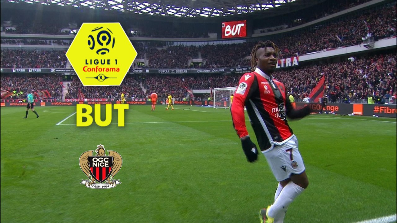 But Allan SAINT-MAXIMIN (17ème) / OGC Nice - Paris Saint-Germain - (1-2) - (OGCN-PARIS) / 2017-18