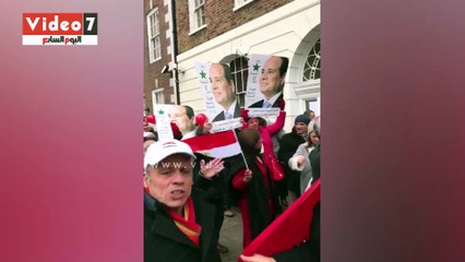 أحمد برادة يدلى بصوته فى الانتخابات الرئاسية بلندن